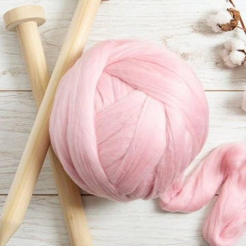 Kondoos Colored Natural Wool Roving for Creative Crafting
