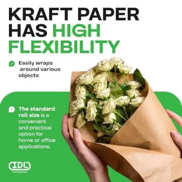 IDL Kraft Paper Roll - Eco-Friendly 30lb 24" X 1200' Long