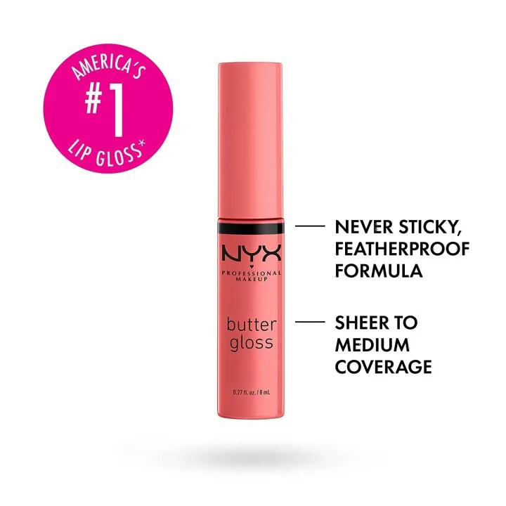 NYX Butter Gloss - Creme Brulee Non-Sticky Lip Gloss