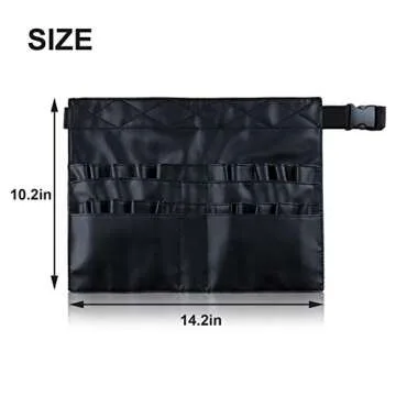 Goldwheat Makeup Brush Belt with 26 Pockets for Professionals