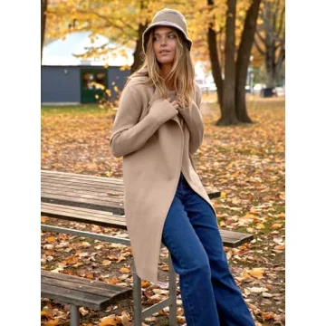 ANRABESS Women's Cardigan Stylish Warm Wool Coatigan 2024