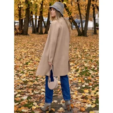 ANRABESS Women's Cardigan Stylish Warm Wool Coatigan 2024