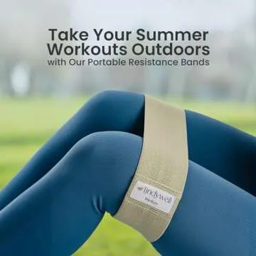 Lindywell Fabric & Exercise Bands for Women & Men - Resistance Bands for Working Out, Including Glute Activation, Strength Training, Physical Therapy - Durable, Non-Slip & Perfect for Home Or Gym Use