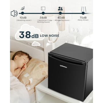 Compact Mini Fridge with Freezer - Ideal for Dorms