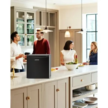 Compact Mini Fridge with Freezer - Ideal for Dorms