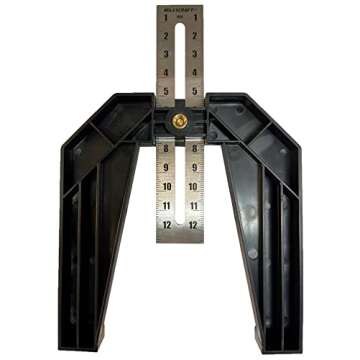 Milescraft 8601 Depth Gauge - Measure, Mark and Locate Depth of Blade or Bit on Table Saws, Router Tables, Routers and More, Woodworking