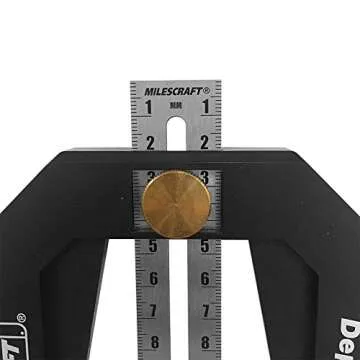 Milescraft 8601 Depth Gauge - Measure, Mark and Locate Depth of Blade or Bit on Table Saws, Router Tables, Routers and More, Woodworking