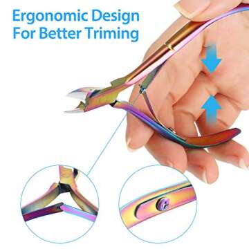 Mudder Stainless Steel Cuticle Nippers Manicure Tool