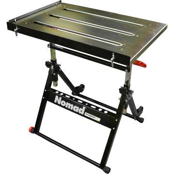 Strong Hand Nomad Steel Welding Table with Casters