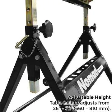 Strong Hand Nomad Steel Welding Table with Casters