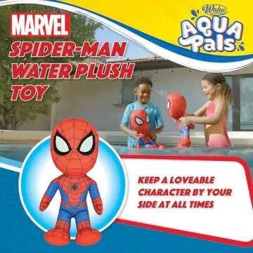 Wahu Aqua Pals Spider-Man Plush Water Toy for Kids