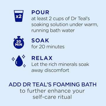 Dr Teal's Epsom Salt Magnesium Soaks, Lavender and Pink Himalayan Multi-pack, 6 lbs (Pack of 2)