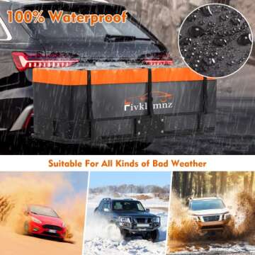 20 Cubic Feet Waterproof Hitch Mount Cargo Carrier Bag