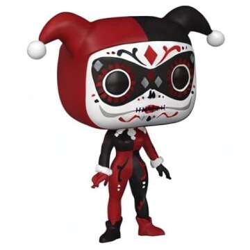 Funko POP Heroes: Dia De Los DC - Harley, Multicolor Collectible Figure