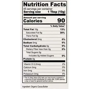 Anthony's Organic Cocoa Butter Chunks, 1 Pound, Gluten Free