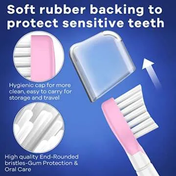 Toptheway Kids Electric Toothbrush Heads for Philips Sonicare