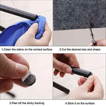 Heavy Duty Self Adhesive Felt Pads for Every Furniture