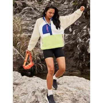 Nirovien Women's Fleece Pullover - Cozy Sherpa Jacket