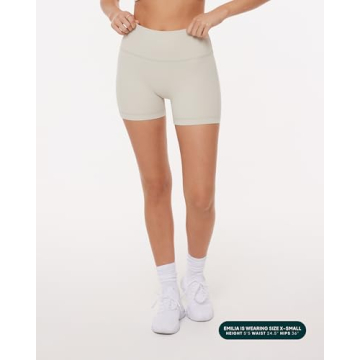 PAVOI ACTIVE High Waisted Butt Shaping 4" Biker Shorts