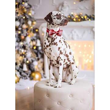 Bowtie Dog Collar for Large Dogs - Durable & Stylish