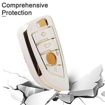Elegant BMW Key Fob Cover with Premium Protection