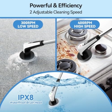 Windele Electric Spin Scrubber Cordless Cleaning Brush