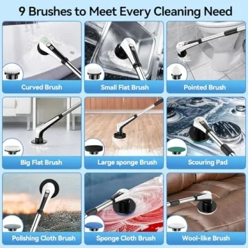 Windele Electric Spin Scrubber Cordless Cleaning Brush