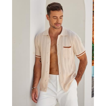 Shop COOFANDY Lightweight Summer Polo Shirt for Men