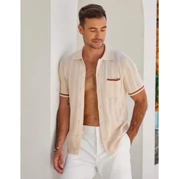 Shop COOFANDY Lightweight Summer Polo Shirt for Men