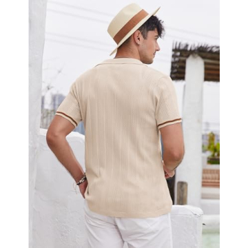 Shop COOFANDY Lightweight Summer Polo Shirt for Men