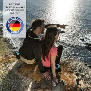 Steiner BluHorizons 10x26 Binoculars - Unique Lens Technology, Eye Protection, Compact, Lightweight - Ideal for Outdoor Activities and Sporting Events