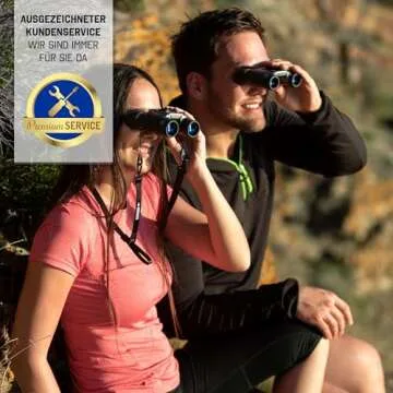 Steiner BluHorizons 10x26 Binoculars - Unique Lens Technology, Eye Protection, Compact, Lightweight - Ideal for Outdoor Activities and Sporting Events