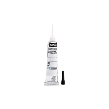 Pebeo Dimensional Outliner in White 20ml for Precision Art