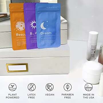 LA MEND The Good Patch Get Balance Mixed Bundle - Vitamin B12 Awake, Recovery, and Sleep Patches - Sustained Release Plant Powered Adhesive Patches for Adults (12 Total Patches)