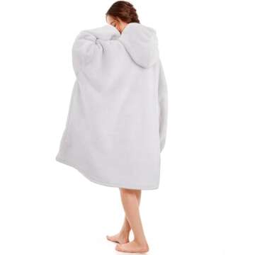 Narecte Oversized Blanket Hoodie for Women – Cozy Wearable Blanket Sweatshirt