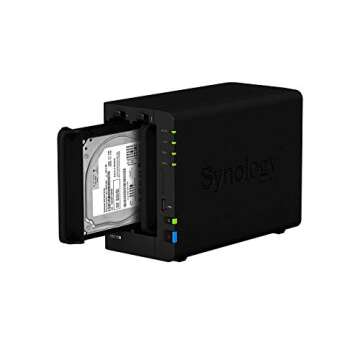 Synology DiskStation DS218+ 2-Bay NAS Enclosure, Dual-Core 2.0GHz, No HDD