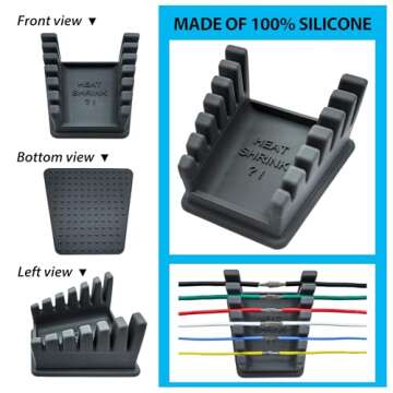 ZYRELYNX Upgraded Silicone Soldering Stand, Helping Hands Soldering Station, Soldering Wire Holder w...