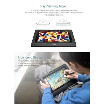 Parblo Coast10 10.1" Drawing Monitor with USB Hub & Pen