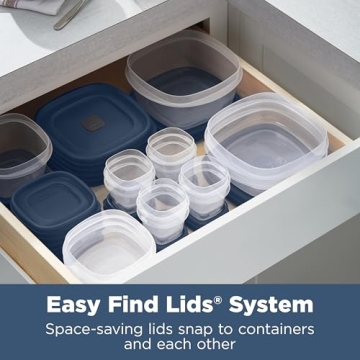 Rubbermaid 26-Pc Easy Find Storage Set with Vented Lids
