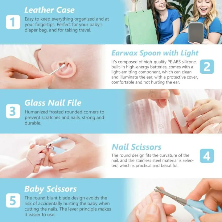 11 in 1 Portable Baby Grooming Kit for Infants