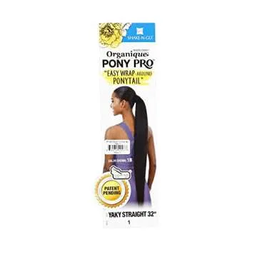 Shake-N-Go Synthetic Organique Pony Pro Ponytail - STRAIGHT YAKY 32" (1B)