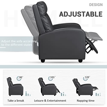 Affordable Homall Recliner Chair with Premium PU Leather Comfort