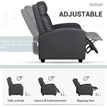 Affordable Homall Recliner Chair with Premium PU Leather Comfort
