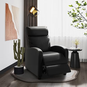 Affordable Homall Recliner Chair with Premium PU Leather Comfort