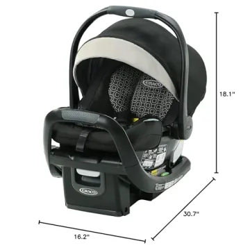 Graco SnugFit 35 LX Infant Car Seat with Anti Rebound Bar