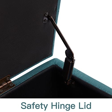 Elegant 51-inch HUIMO Ottoman with Storage for Homes