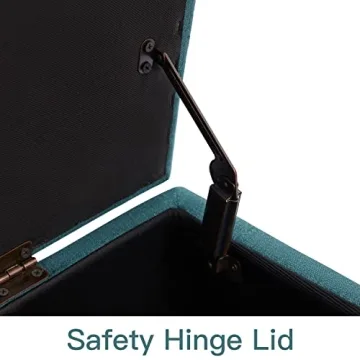 Elegant 51-inch HUIMO Ottoman with Storage for Homes