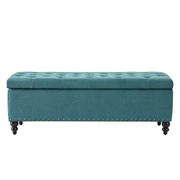 Elegant 51-inch HUIMO Ottoman with Storage for Homes