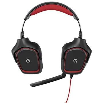 Logitech G230 Stereo Gaming Headset with mic (Renewed)