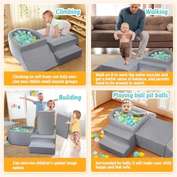 Auksay Foam Climbing Toys for Toddlers - Fun & Safe